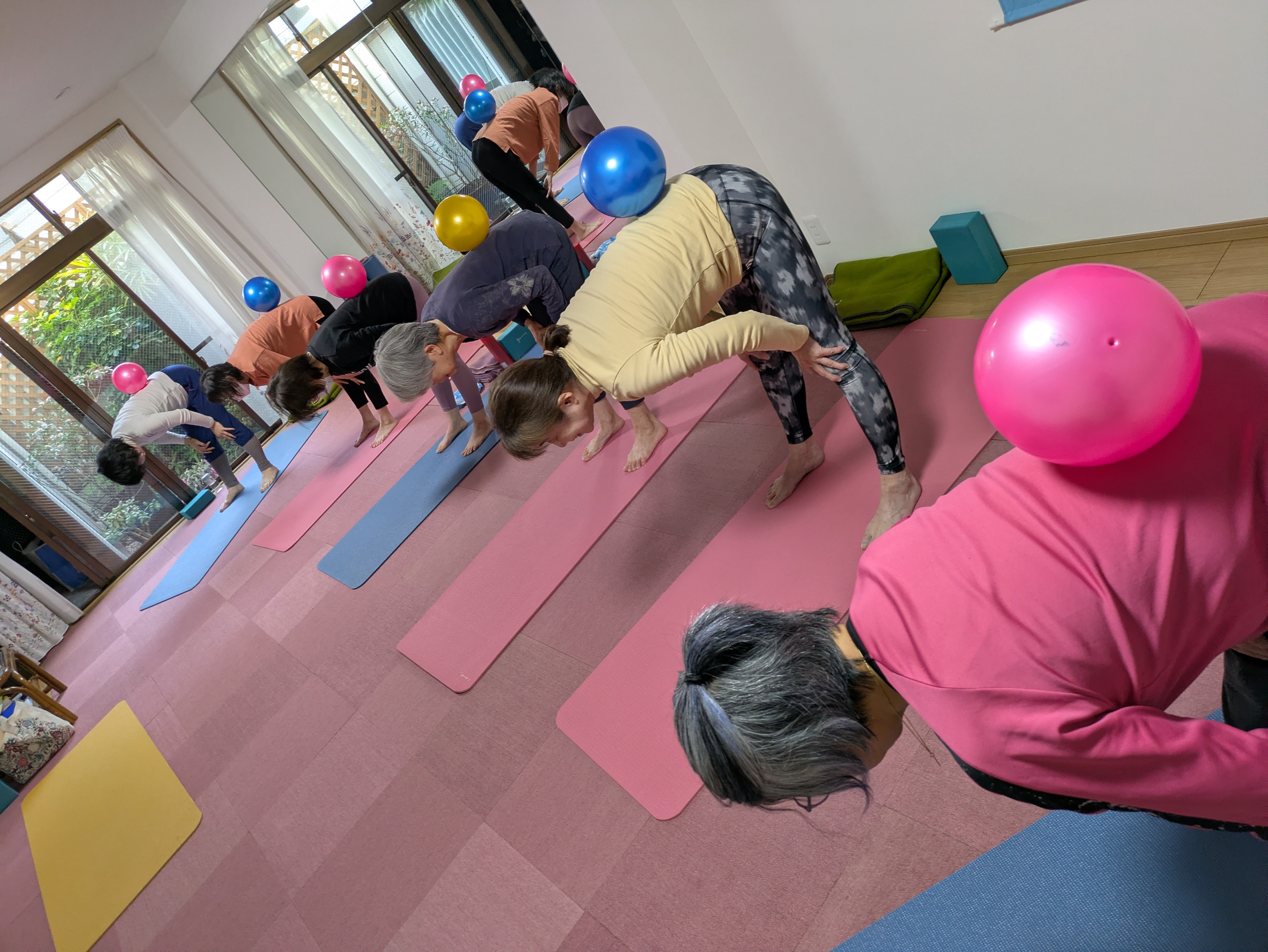 ボールyoga😍